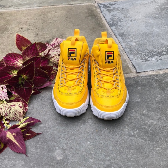 yellow chunky filas